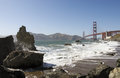 Free Golden Gate Bridge And Baker Beach Royalty Free Stock Images - 5919369
