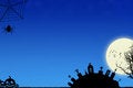 Free Blue Halloween Background Royalty Free Stock Photo - 5923775