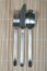 Free Fork Knife And Spoon On Bamboo Stock Images - 5922924