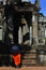 Free Cambodia Angkor Wat With A Monk Stock Images - 5925074