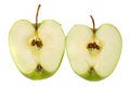 Free Apple Cut Into Half. Royalty Free Stock Images - 5951609