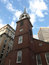 Free Historic Brick Church With White Steeple Royalty Free Stock Photography - 5953107
