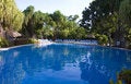 Free Blue Pool And Blue Chairs Stock Photography - 5962642