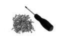 Free Group Screw And Screw-driver Stock Photography - 5970272