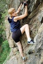 Free Active Climbing Female Stock Photos - 5976673