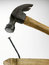 Free Hammer And Bent Nail Royalty Free Stock Photo - 5971585