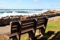 Free Wooden Bench By The Sea Stock Photo - 5985700