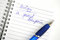 Free Blue Pen And Note Book Royalty Free Stock Photography - 5997507