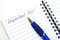 Free Blue Pen And Note Book Royalty Free Stock Photos - 5997578