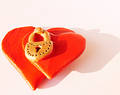 Free Locked Valentine Hearts Royalty Free Stock Images - 63179