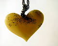 Free Valentine Amber Heart Stock Photo - 65470