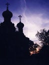 Free Church Silhouette Stock Image - 604921