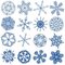 Free Collection Of Snowflakes Royalty Free Stock Image - 6001466