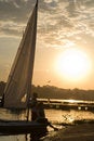 Free Man And Woman Standing Next To Sailboat - Vertical Royalty Free Stock Photography - 6040927