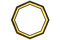 Free 3D Picture Frame Made Of Gold Royalty Free Stock Image - 6054616