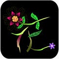 Free Abstract Flower Word Stock Photo - 6063800