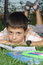 Free Boy Doing  Home Work Stock Photography - 6064672
