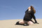 Free Beautiful Woman In The Dunes Of The Desert Royalty Free Stock Image - 6069856
