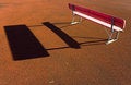 Free Red Bench And Ground Royalty Free Stock Photography - 6070957