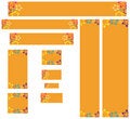 Free Retro Styled Web Banners Royalty Free Stock Images - 6082159