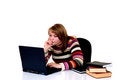 Free Teenager Student Doing Homework Royalty Free Stock Images - 6082739