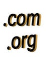 Free Domain Extension - Vector Royalty Free Stock Photography - 6086777