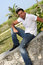 Free Man Sitting On A Ledge Royalty Free Stock Photos - 6094798