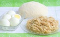 Free From Cabbage Pie And Eggs (recipe N2, Series) Stock Images - 6114214