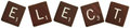 Free Elect Scrabble Tiles Royalty Free Stock Photos - 6116768