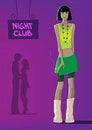 Free Girl At Club Royalty Free Stock Images - 6117989
