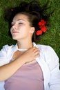 Free Relaxing Woman Royalty Free Stock Images - 6125869