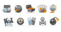 Free Gamble Icons Set Royalty Free Stock Image - 6132516