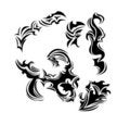 Free Set Of High Quality Vector Tattoos Royalty Free Stock Images - 6132639