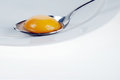 Free Egg Yolk On Spoon Royalty Free Stock Photos - 6145588