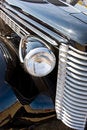 Free Lattice Of A Radiator And Headlights Of The Ancient Royalty Free Stock Photos - 6154128