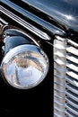 Free Lattice Of A Radiator And Headlights Of The Ancien Stock Image - 6154141