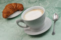 Free Cappuccino And Croissant Royalty Free Stock Photography - 6167427