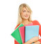 Free Teenage Girl With Notebooks Royalty Free Stock Images - 6167569
