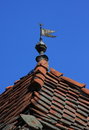 Free Rooftop With A Metal Flag Royalty Free Stock Image - 6193686