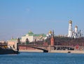 Free View To  Kremlin With Moscow - Rivers Royalty Free Stock Photos - 6197378