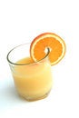Free Glass Of Orange Juice And Segment Of An Orange Royalty Free Stock Photos - 6202668