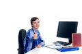 Free Teenager Student Doing Homework Royalty Free Stock Image - 6203436