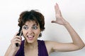 Free Happy Girl Talking Stock Photography - 6207492