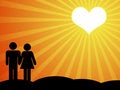 Free Lovers In Sunshine Stock Image - 6224531