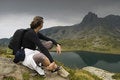 Free Resting Mountaineer Stock Image - 6233221