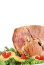 Free Yummy Honey Baked Ham Vertical Royalty Free Stock Photography - 6237247