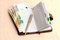 Free Leather Organizer With Banknotes Stock Photos - 6236563