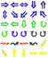 Free Arrows Set Royalty Free Stock Photo - 6250875