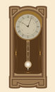 Free Clock With Pendulum Royalty Free Stock Image - 6260016