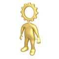 Free Cog Person Royalty Free Stock Images - 6286439